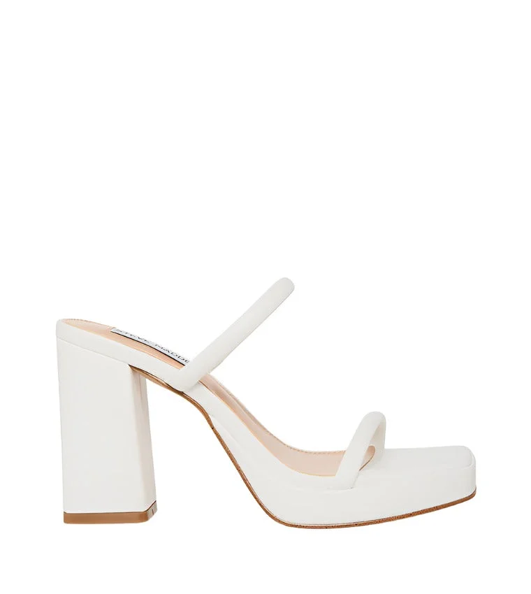 ستيف مادن Steve madden polly white heels